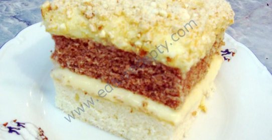 Пышный торт к чаю