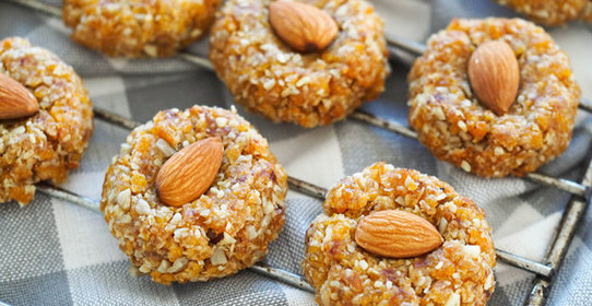 Печенье с курагой и кокосовой стружкой