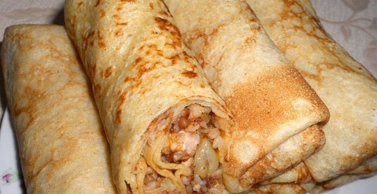 Блины Старорусские с гречневой кашей