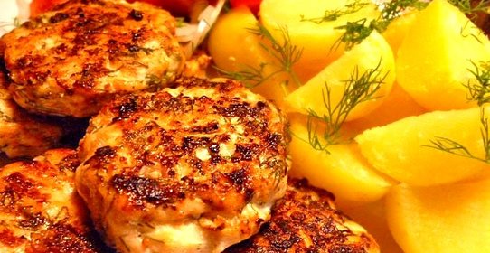Куриные рубленные котлеты с майонезом