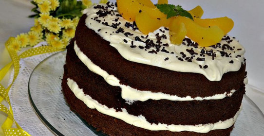 Торт в стиле «NAKED CAKE»