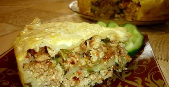 Пирог из лаваша в мультиварке