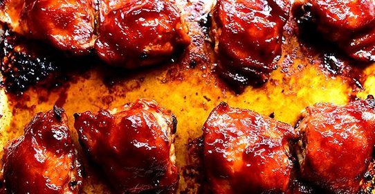 Курица барбекю в духовке
