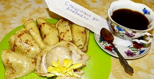 Блинчики с кунжутом