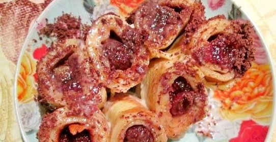 Блинчики на молоке с начинкой