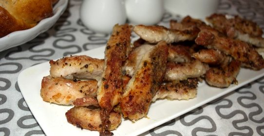 Запеченные кусочки индейки