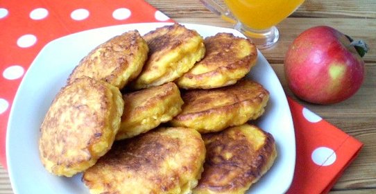 Оладьи из морковки