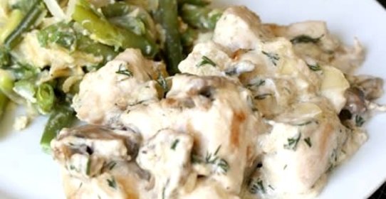 Курица кусочками в мультиварке Редмонд