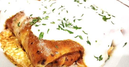 Блины с мясом