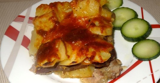 Мясо с картошкой по-французски