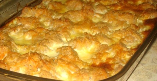 Цветная капуста в сметанном соусе