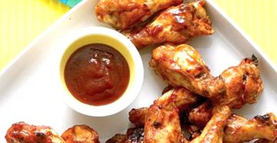 Цыпленок барбекю в соусе из коричневого сахара