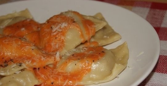 Равиоли с ветчиной