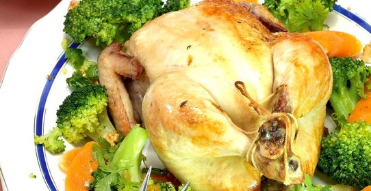 Запеченная курица