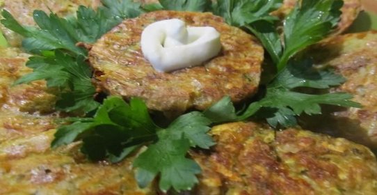 Оладьи из кабачков в духовке