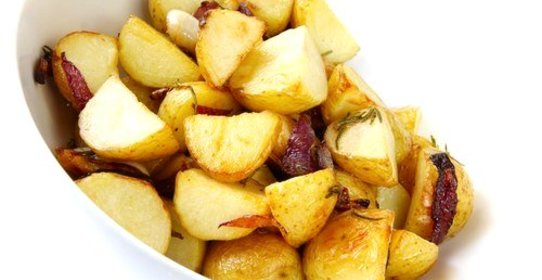 Печеный картофель в бальзамическом уксусе (Patate al Forno con Aceto Balsamico)