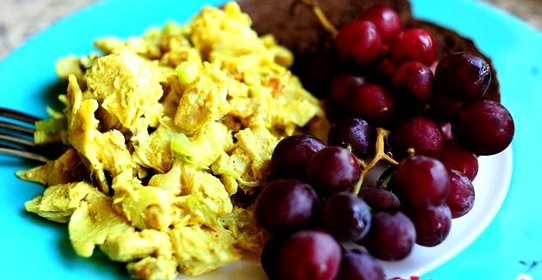 Куриный салат с пастой