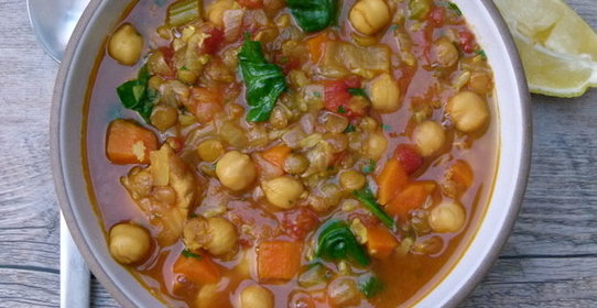 Рагу из курицы и нута