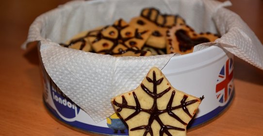 Новогоднее имбирное печенье