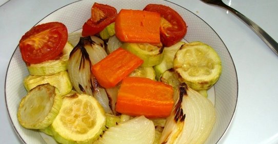 Овощи гриль в аэрогриле