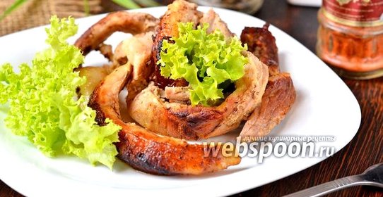 «Мясная лапша» запечённая в апельсиновом соке