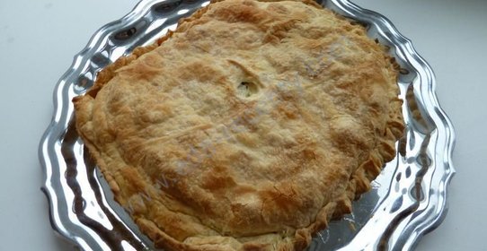 Пирог с картофелем и сыром