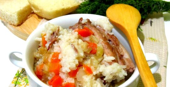 Плов со свиными ребрышками