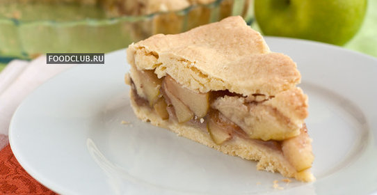Песочный пирог с яблоками