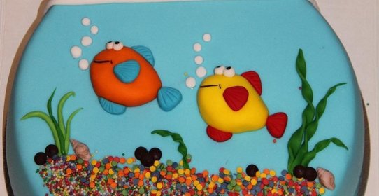 Торт Аквариум