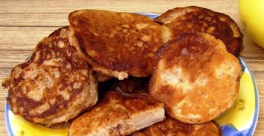 Диетические оладьи на кефире