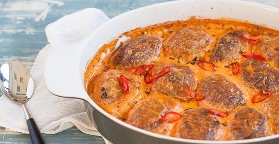 Ленивые голубцы в панировке