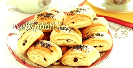 Творожные рулетики с изюмом