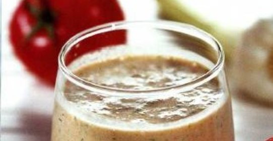 Кефирный напиток с овощами