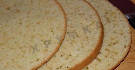 Коржи для торта в мультиварке