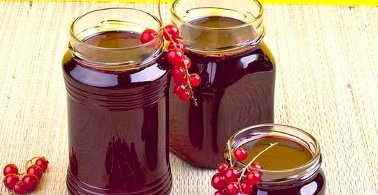 Сироп из красной смородины