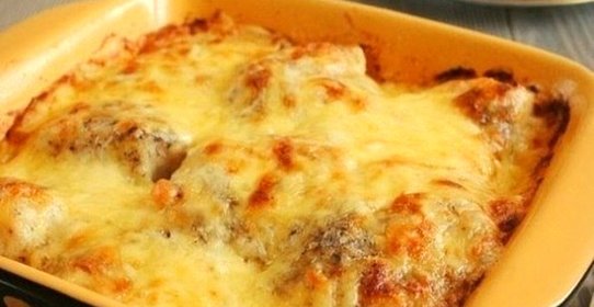 Рыба под соусом бешамель