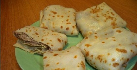 Блины с печенью