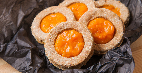 Печенье с курагой