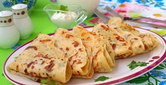 Сырные блинчики