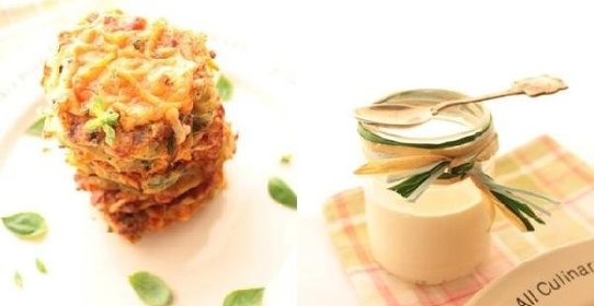 Овощные оладушки с сырной корочкой