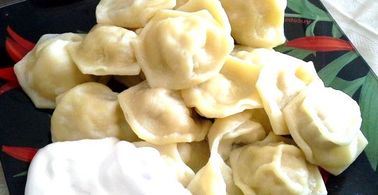 Домашние пельмени с куриным фаршем