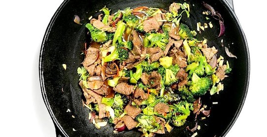 Говядина с устричным соусом