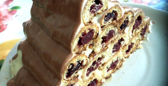 Вишневый торт монастырская изба