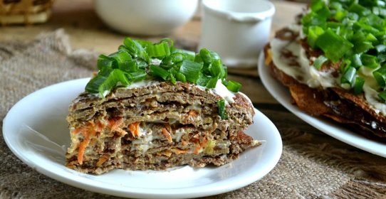 Печеночный торт