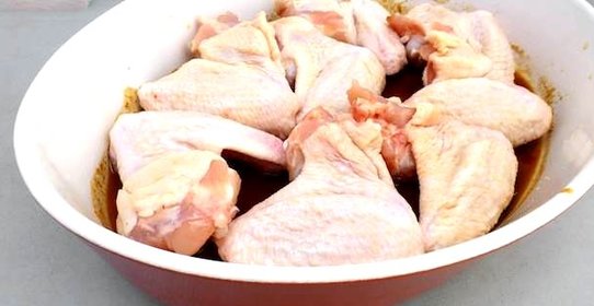 Куриные крылышки в маринаде