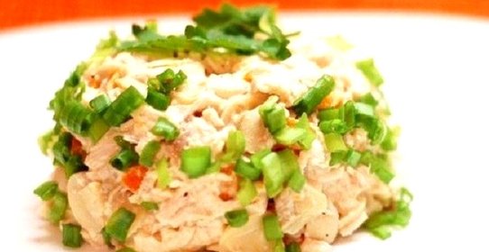 Салат осенний из курицы