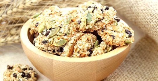 Овсяное печенье с тыквенными семечками