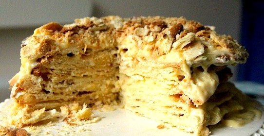 Веганский «Наполеон» с отрубями