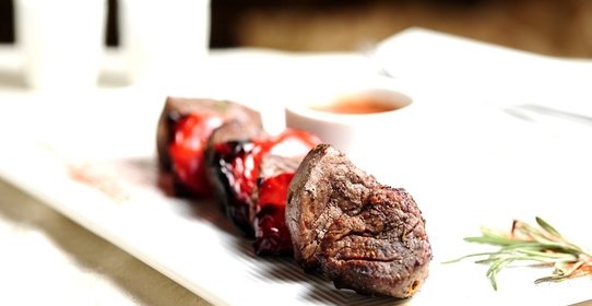 Шашлык с болгарским перцем