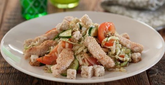 Салат с индейкой